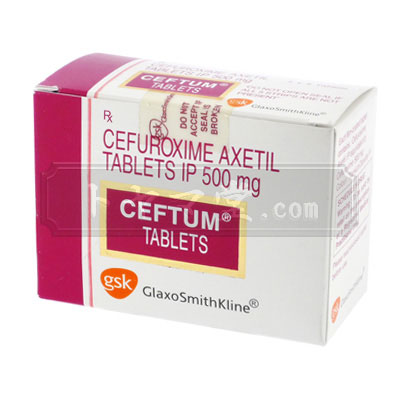 セフタム セフロキシム アキセチル 500mg 4錠 Ceftum Cefuroxime 500mg 4 Tablets